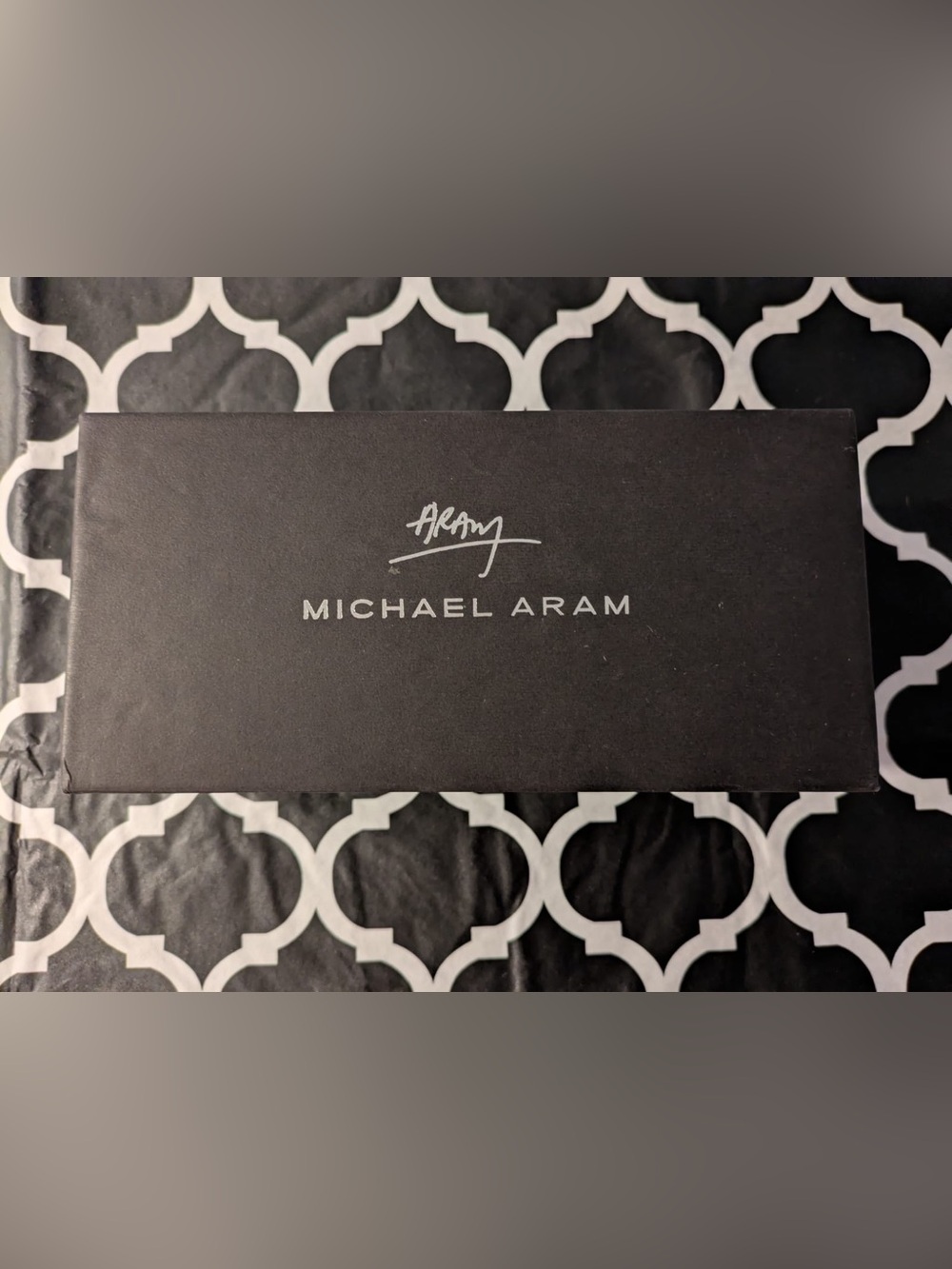 Box only! Michael Aram vertical napkin holder Box- perfect condition